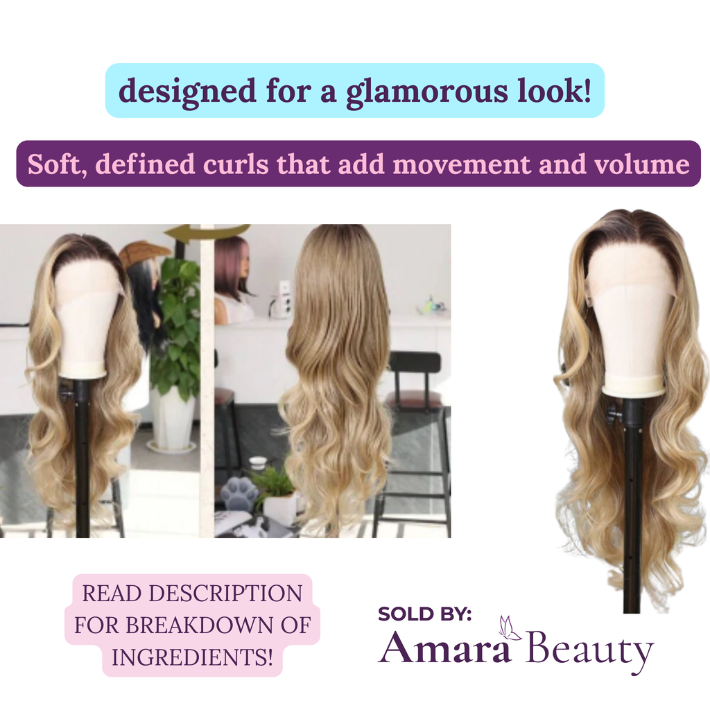 Golden Bombshell Lace Front Wig - 30 inch